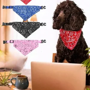 Adjustable Triangle Pet Bandana