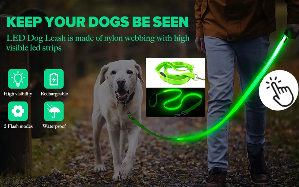USB Rechargeable Led Glowing Dog Collar